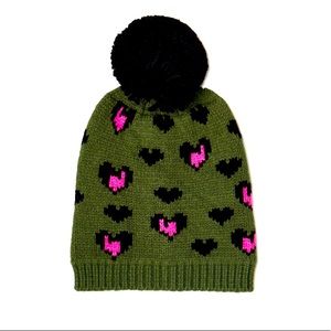 NOBO Women’s Leopard Heart Beanie